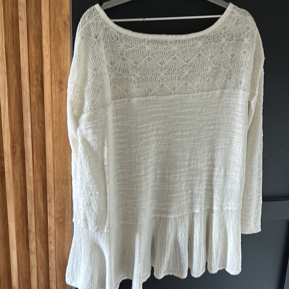 Free People Kristobel Babydoll Peplum‎ Tunic Top. Size S - Picture 3 of 10